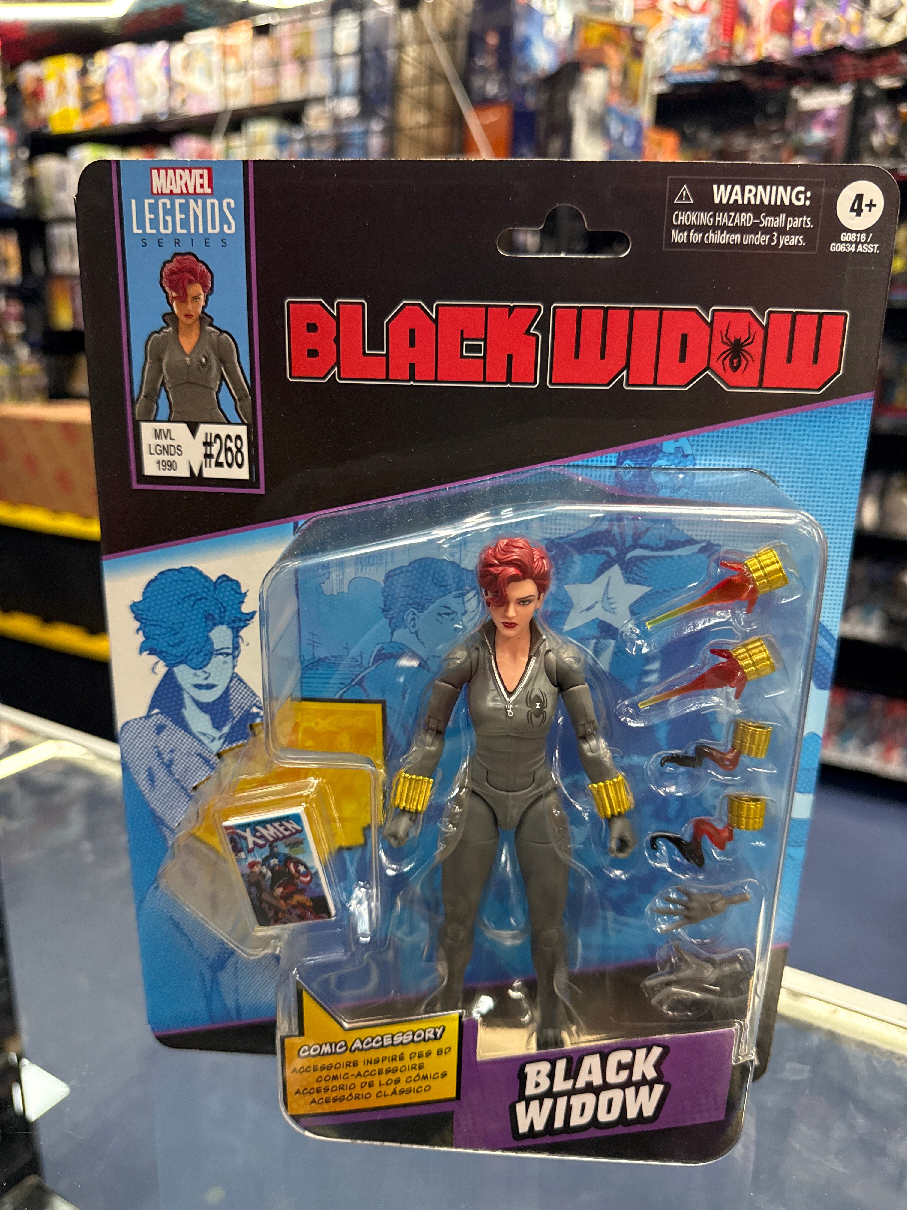 Marvel legends retro Black widow